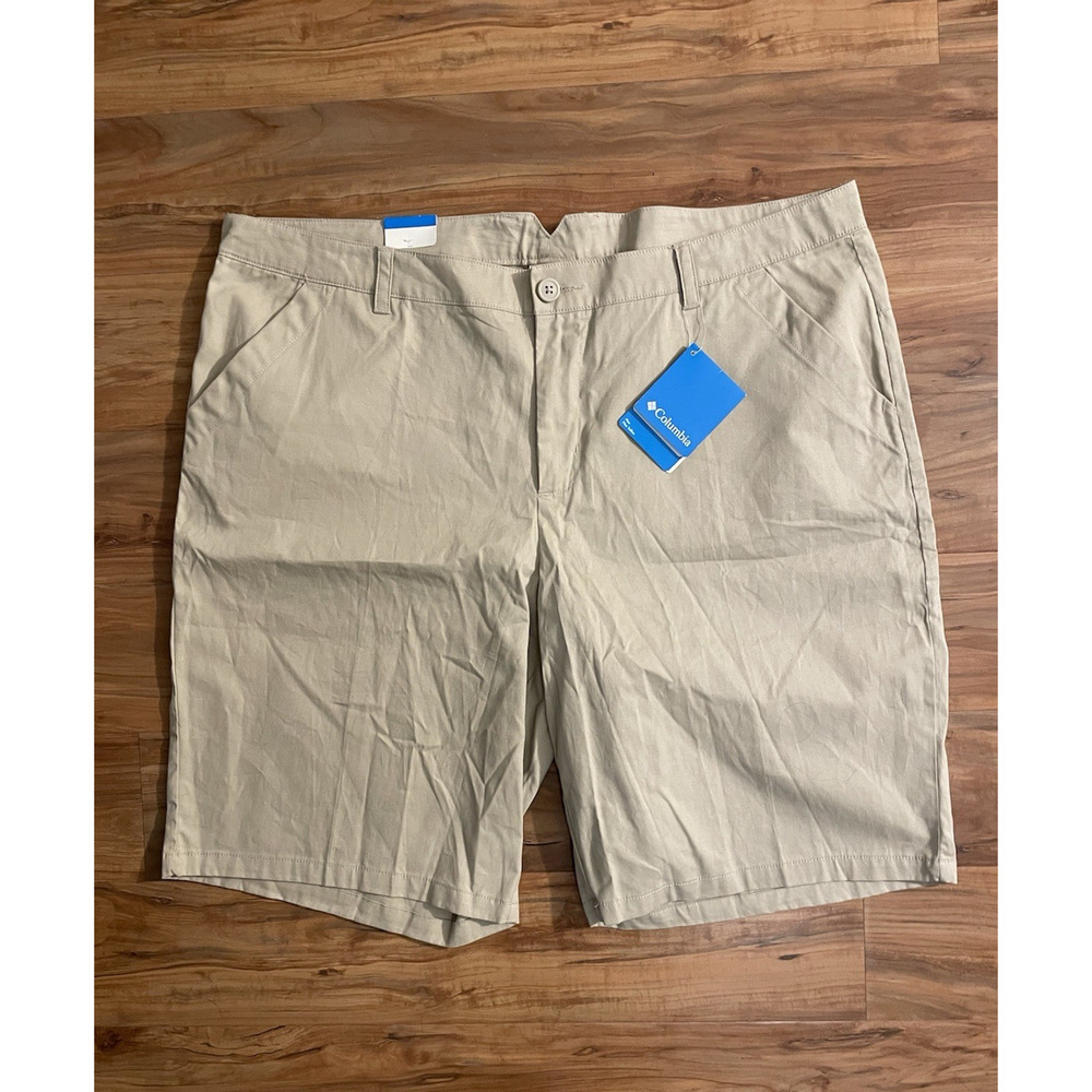 Columbia Modern Classic Khaki/Tan Shorts Size 20W, Preppy, Classic, Gorpcore